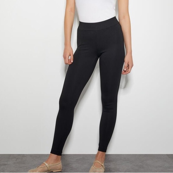 black y2k trousers whimsygoth tights formal leggings active wear fitted bottoms - Picture 1 of 14